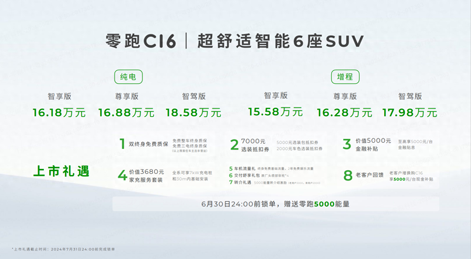 15.58万元起！零跑C16正式上市
