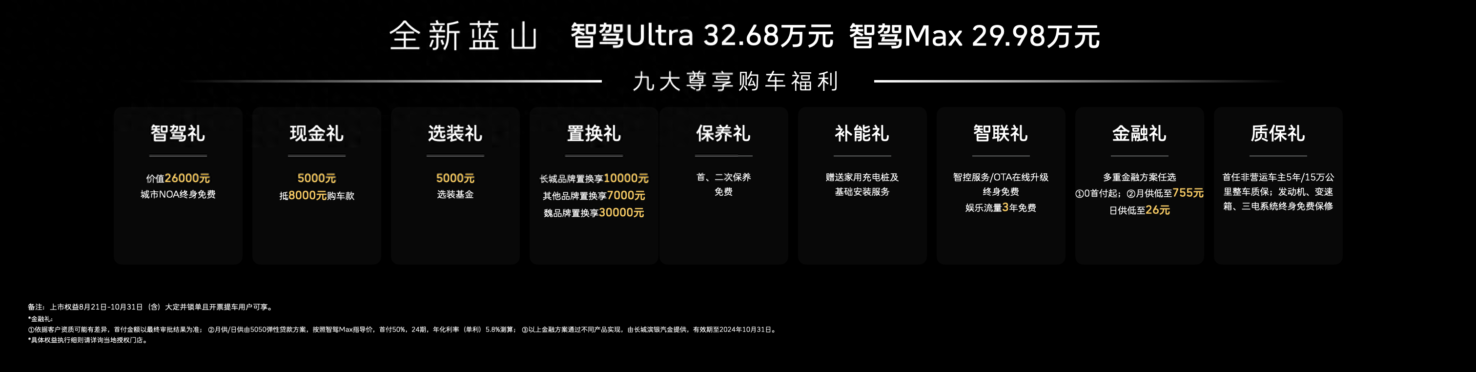 29.98万元起！魏牌全新蓝山智驾版上市