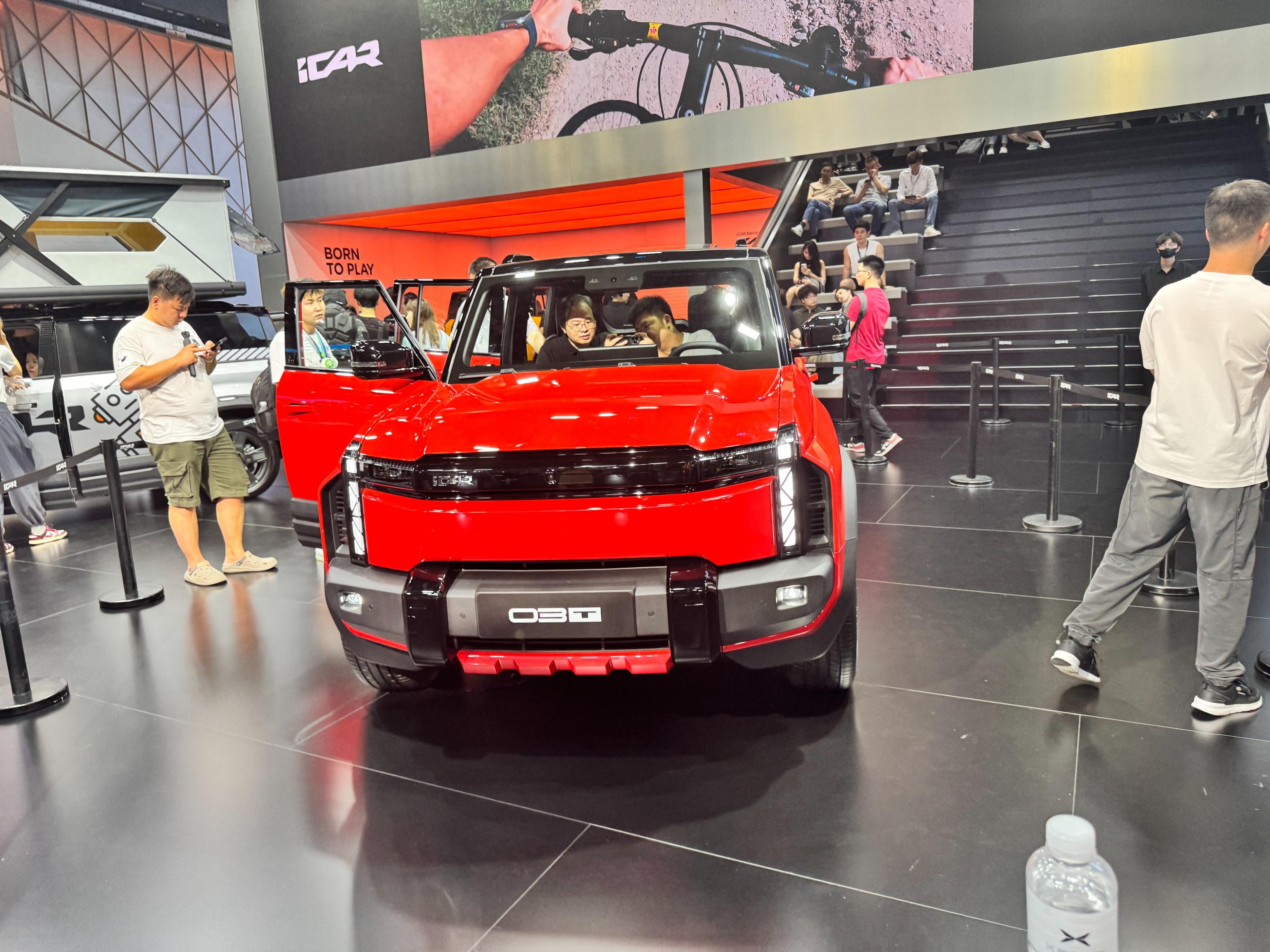 13.98万元起！奇瑞iCAR03T成都车展上市