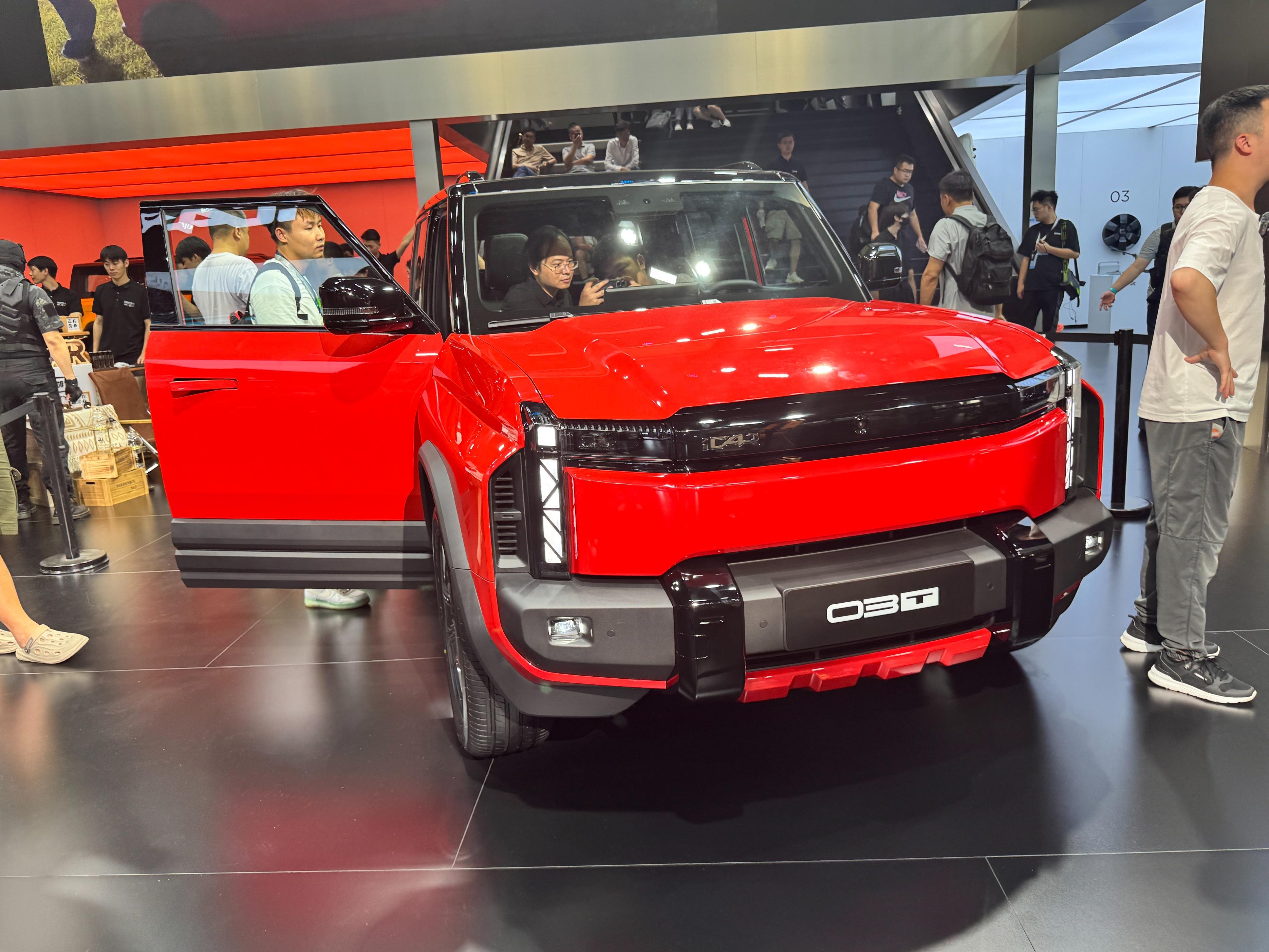 13.98万元起！奇瑞iCAR03T成都车展上市