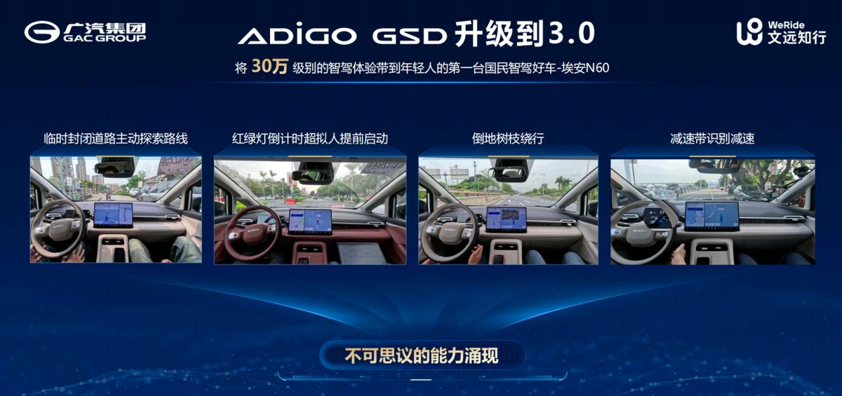 联手文远知行打造星灵智行ADiGO GSD 3.0！埃安开启国民智驾新纪元