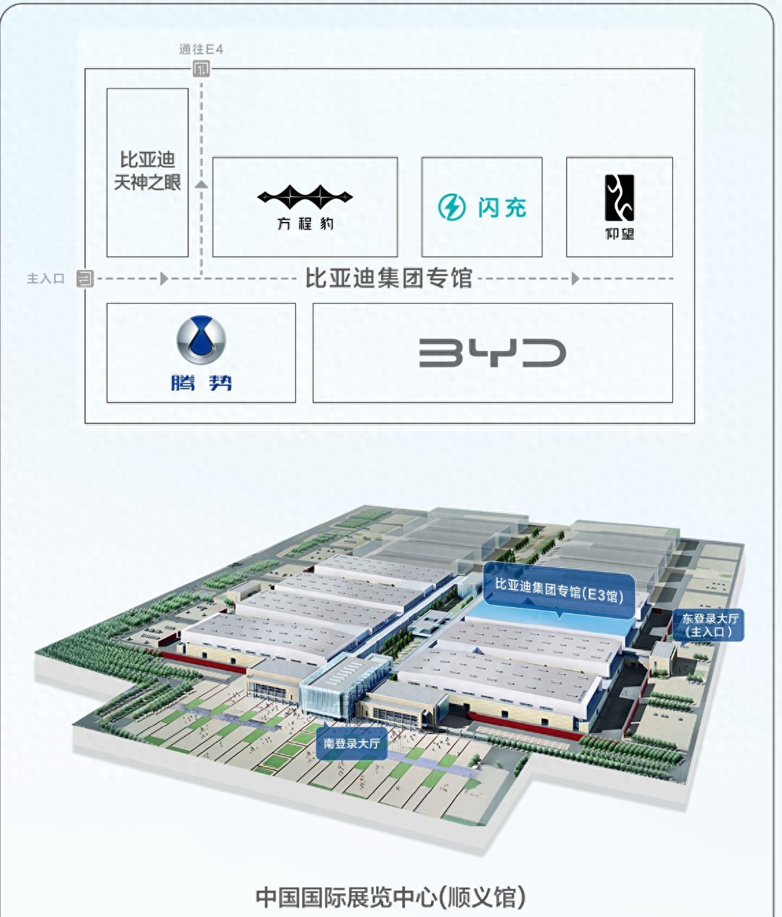 北京车展前瞻，比亚迪E3包馆四大品牌齐亮相