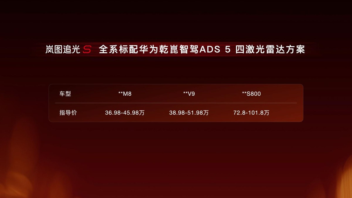 杨洋7年严选来袭！岚图追光S 30.99万开启预售